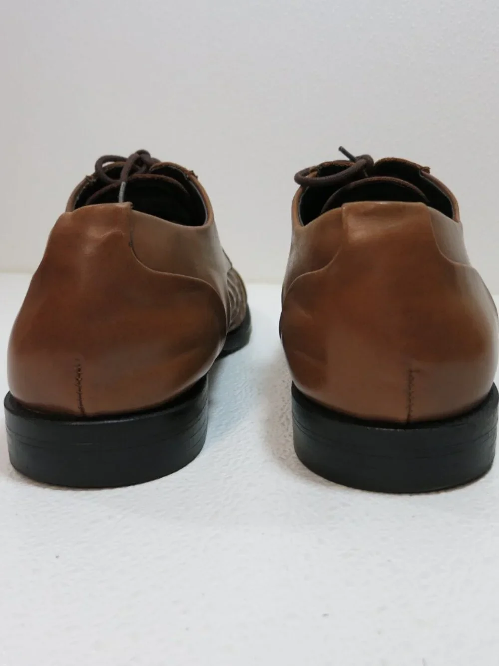 Kenneth Cole New York Dress Leather Weave Oxfords Men's Footwear Shoes Sz 11 M